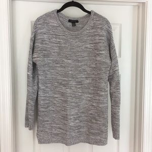 Open knit sweater